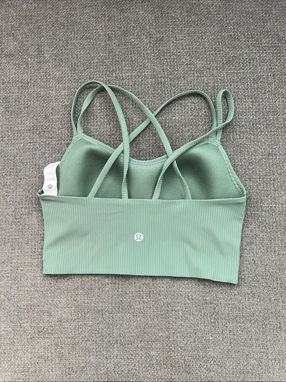 lululemon athletica Ribbed Strappy Bralette - Mint